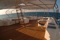 Upper Deck on M/Y Golden Dolphin Liveaboard Diving Motor Yacht in Marsa Alam Egypt