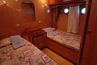 Double Cabin on Spirit of Folk Liveaboard Diving Motor Yacht in Marsa Alam Egypt