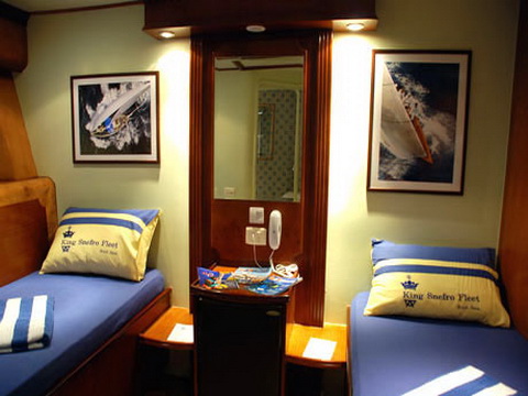 Double Cabin on M/Y Spirit Liveaboad Diving Motor Yacht in Sharm el Sheikh Egypt